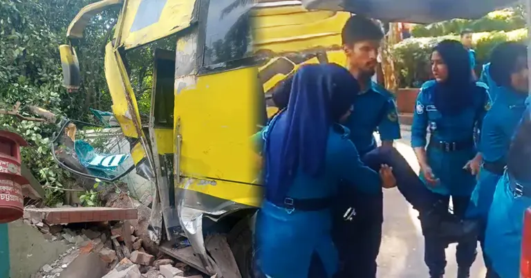 বাংলাদেশ–ওয়েস্ট ইন্ডিজ ম্যাচে দায়িত্বে থাকা ২৫ পুলিশ সদস্য বাস দুর্ঘটনায় আহত হয়েছেন